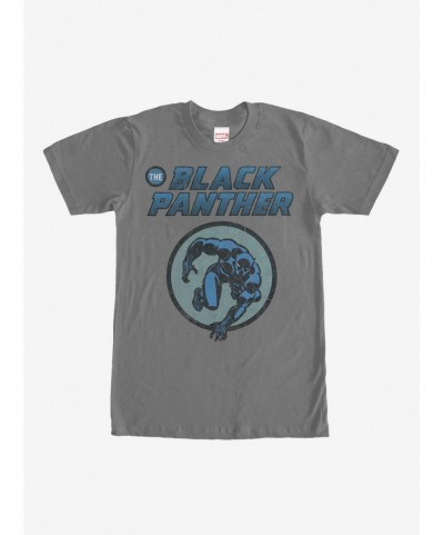 Value Item Marvel Black Panther Leap T-Shirt $10.28 T-Shirts