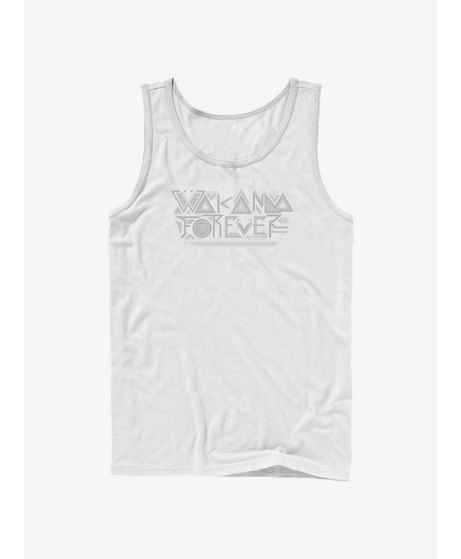 Flash Sale Marvel Black Panther: Wakanda Forever Logo Tank $10.46 Tanks