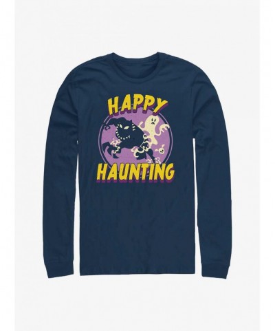 Best Deal Marvel Black Panther Happy Haunting Long-Sleeve T-Shirt $10.86 T-Shirts