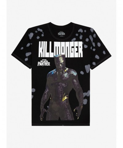 Value for Money Marvel Black Panther Killmonger Spots Boyfriend Fit Girls T-Shirt $4.03 T-Shirts