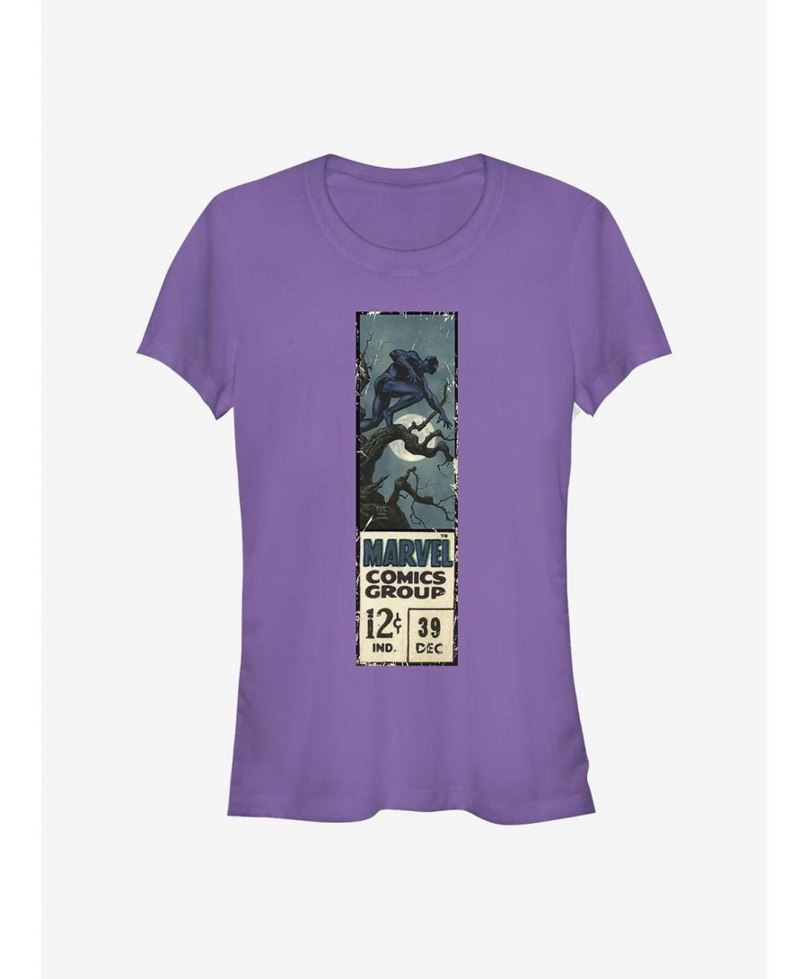 Crazy Deals Marvel Black Panther Panther Label Girls T-Shirt $9.46 T-Shirts