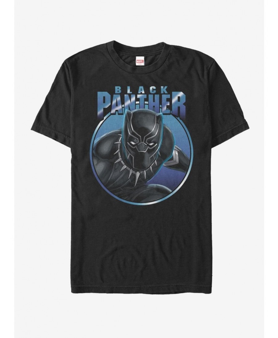 Limited-time Offer Marvel Black Panther Panther Gaze T-Shirt $9.32 T-Shirts