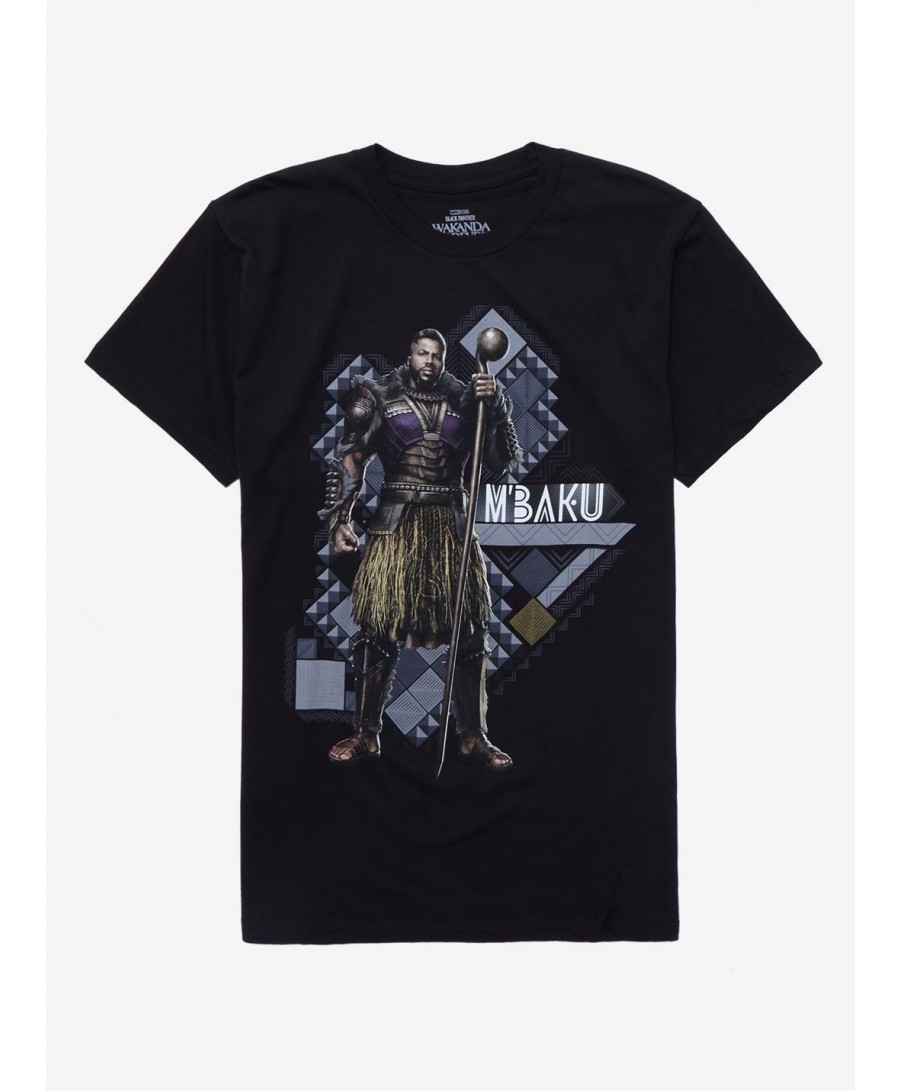 Big Sale Marvel Black Panther: Wakanda Forever M'Baku T-Shirt $5.06 T-Shirts