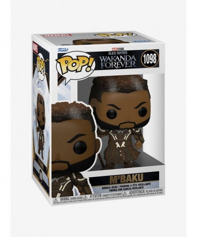 Unique Funko Marvel Black Panther: Wakanda Forever Pop! M'Baku Vinyl Bobble-Head $5.68 Bobble-Head