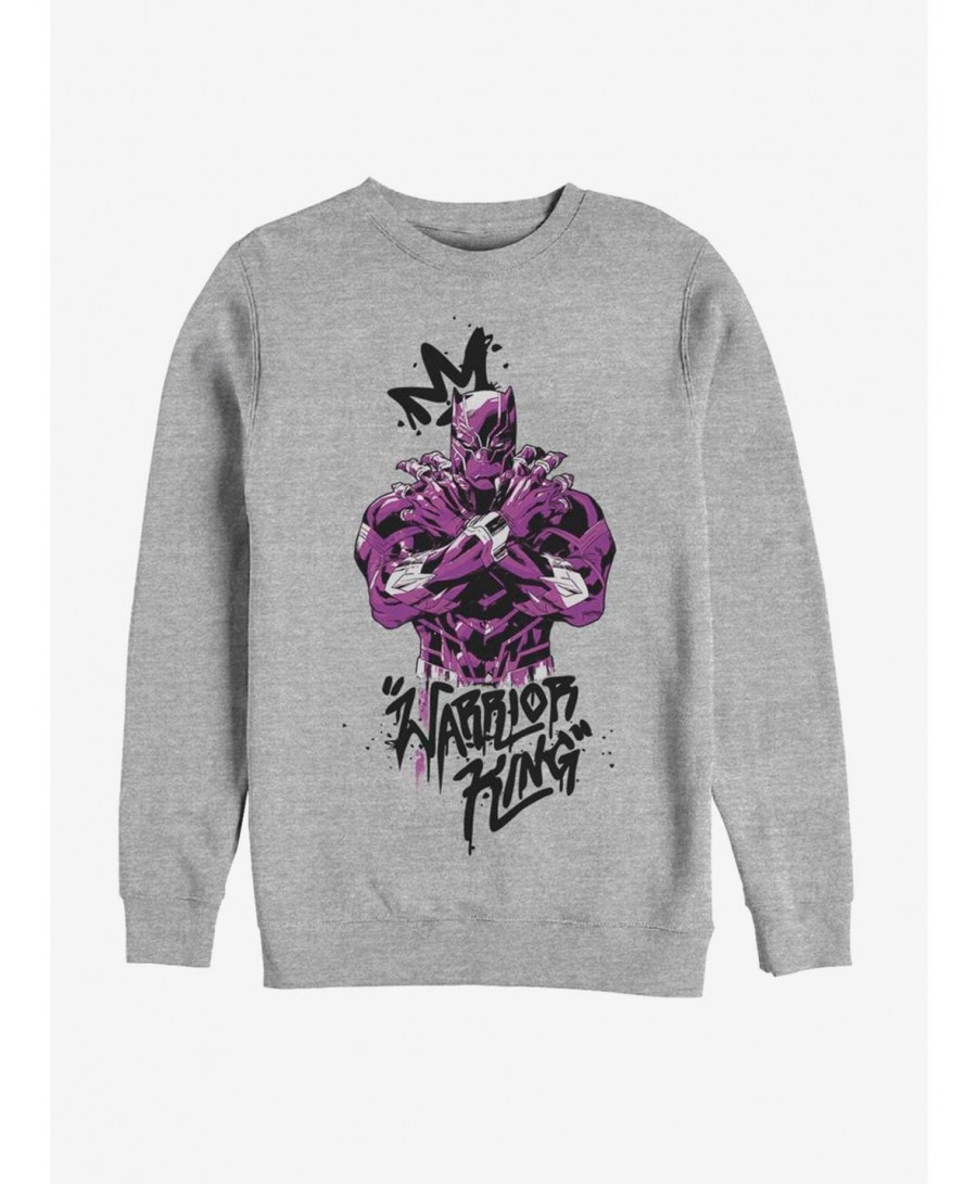 Value for Money Marvel Black Panther Spray Paint Sweatshirt $16.97 Sweatshirts