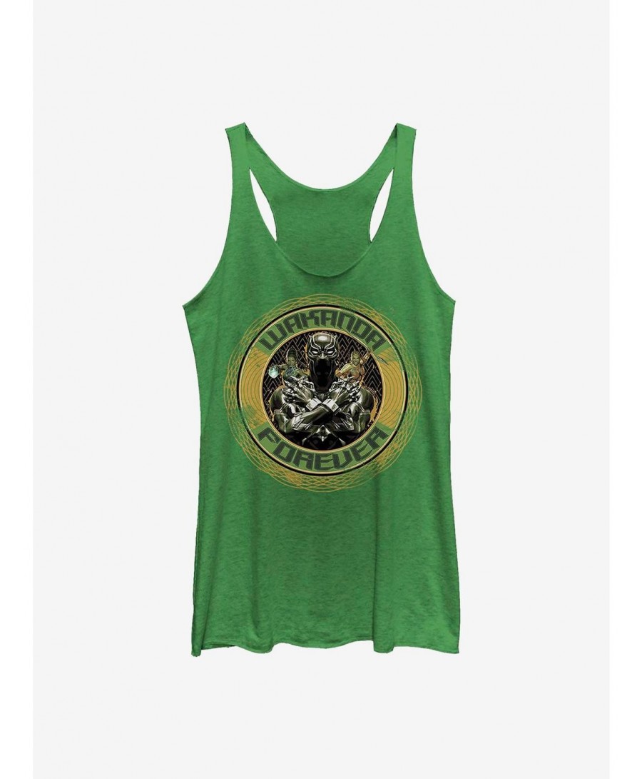 Value Item Marvel Black Panther Wakanda Emblem Girls Tank $9.58 Tanks