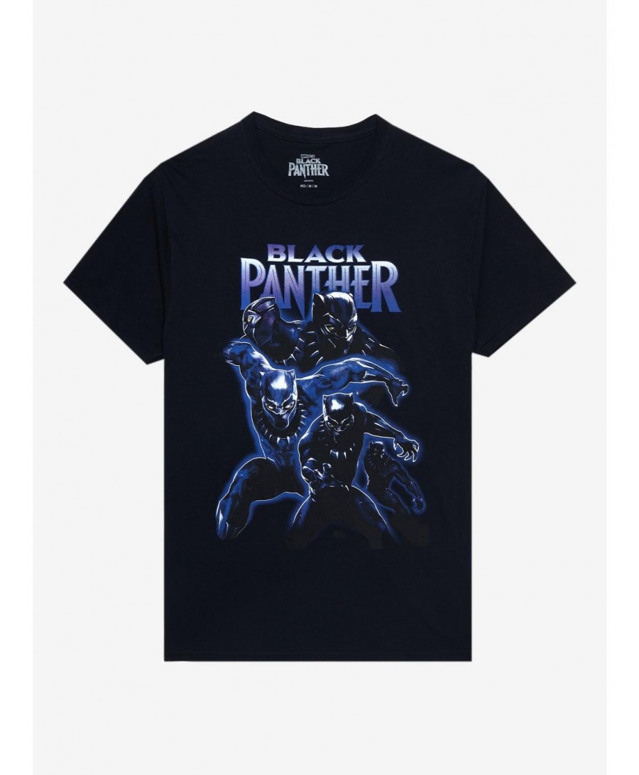 Value Item Marvel Black Panther: Wakanda Forever Collage T-Shirt $11.71 T-Shirts