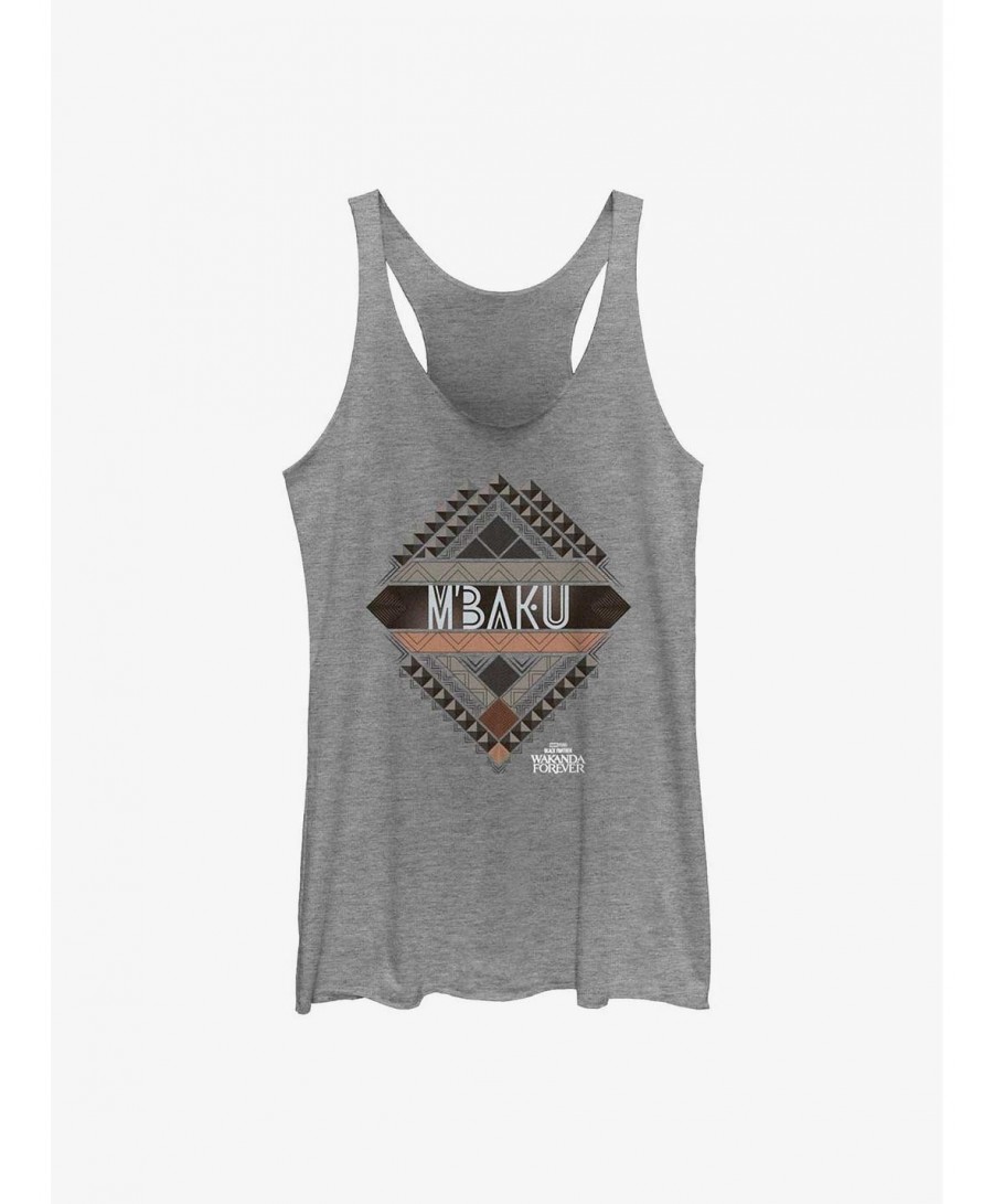 Wholesale Marvel Black Panther: Wakanda Forever M'Baku Crest Girls Tank $10.88 Tanks