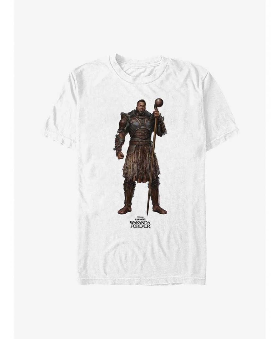 Crazy Deals Marvel Black Panther: Wakanda Forever M'Baku Action Pose T-Shirt $9.56 T-Shirts