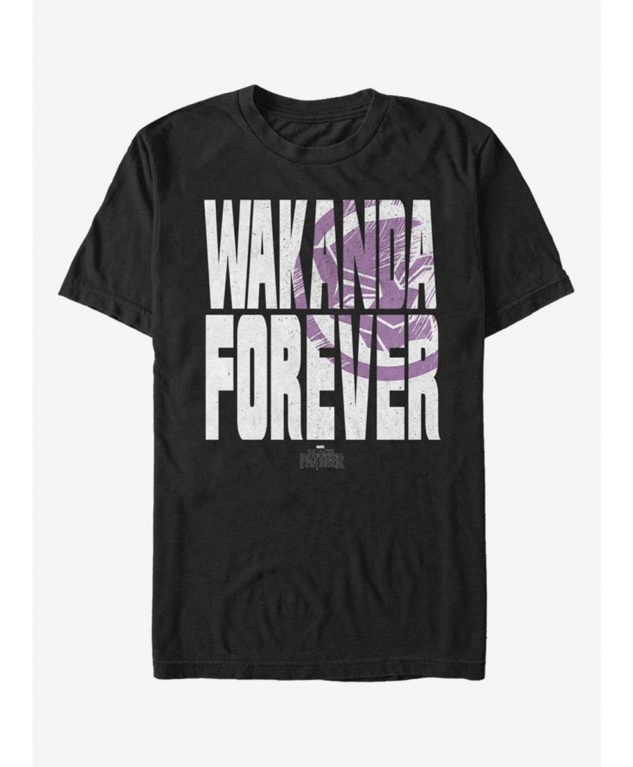 Value Item Marvel Black Panther Wakanda Stands T-Shirt $9.56 T-Shirts