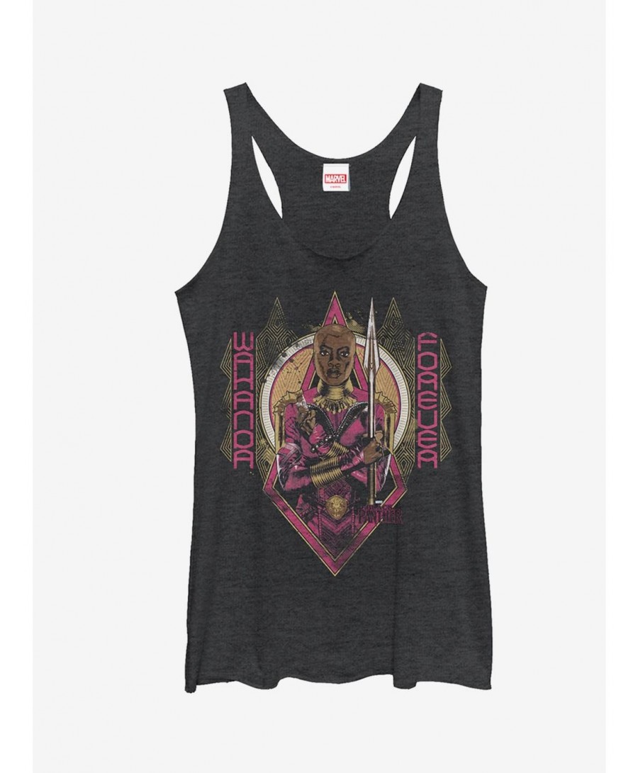 Unique Marvel Black Panther 2018 Okoye Vintage Girls Tanks $9.84 Tanks