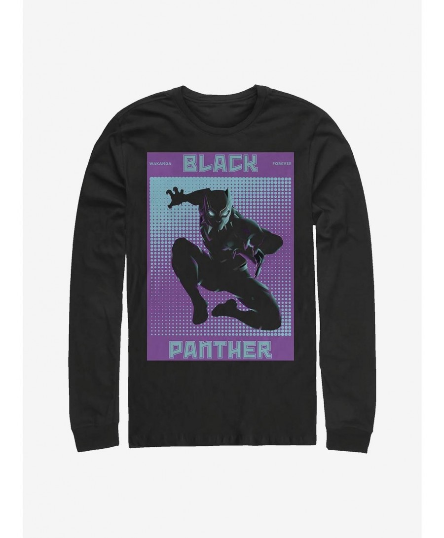 Premium Marvel Black Panther Software Long-Sleeve T-Shirt $16.45 T-Shirts