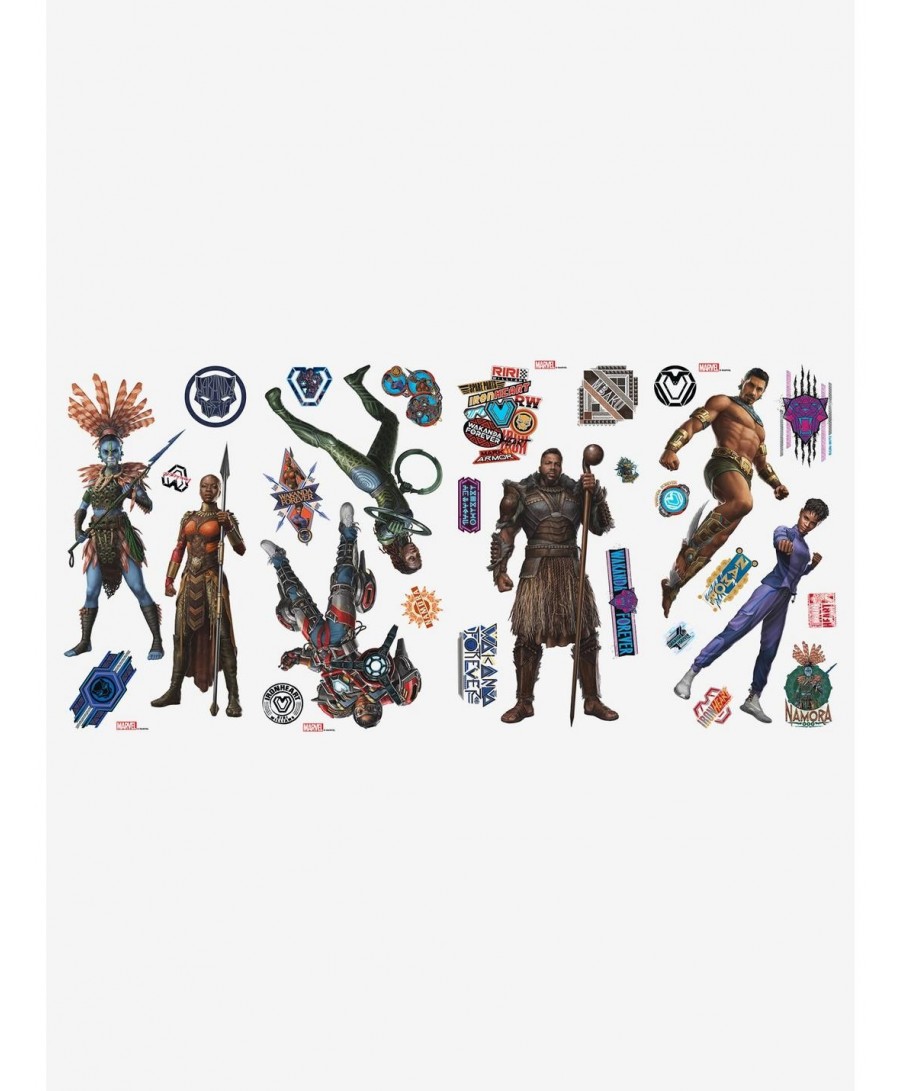 Exclusive Price Marvel Black Panther: Wakanda Forever Peel & Stick Wall Decals $8.32 Decals