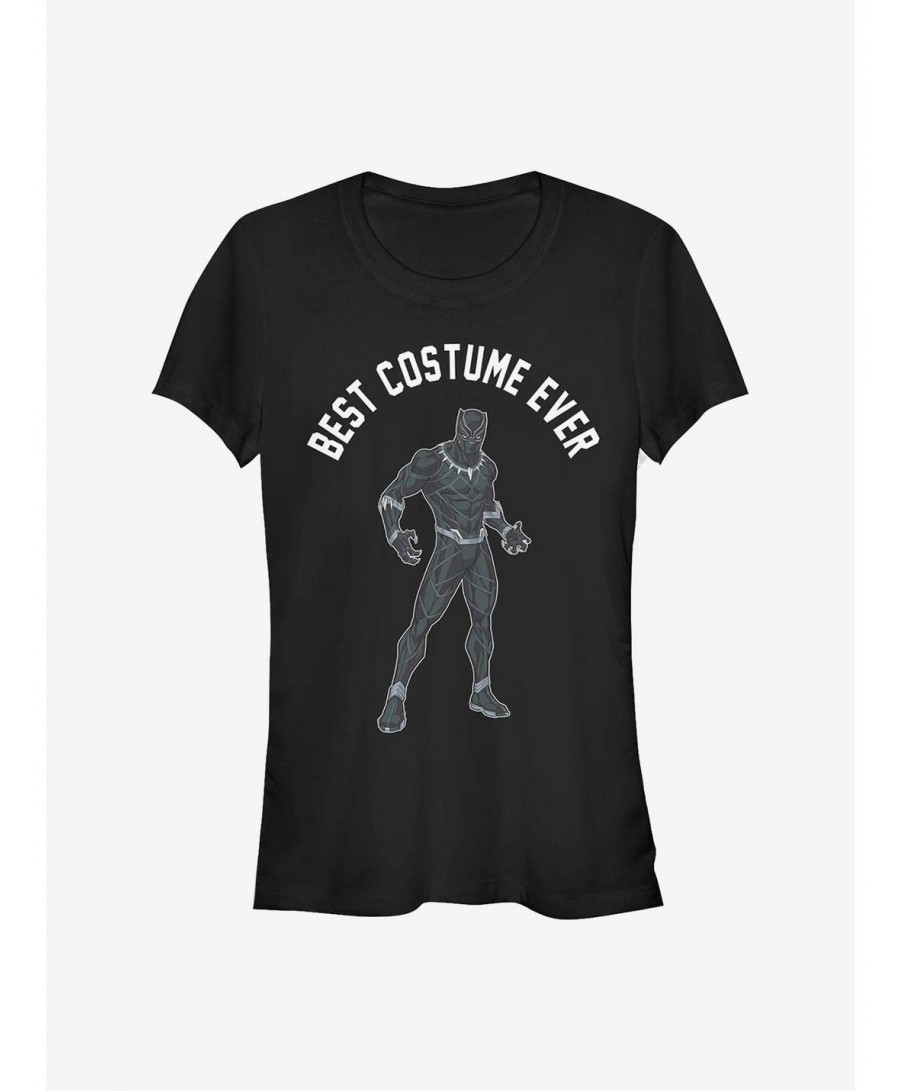 Low Price Marvel Black Panther Best Costume Ever Girls T-Shirt $11.70 T-Shirts