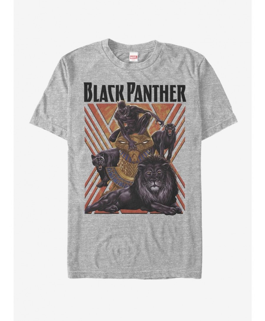 Sale Item Marvel Black Panther Panthers of Black T-Shirt $7.65 T-Shirts