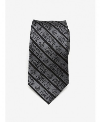 Premium Marvel Black Panther Wakanda Forever Tie $24.92 Ties