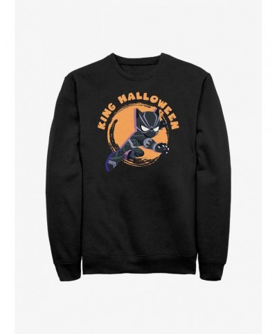 New Arrival Marvel Black Panther King Halloween Sweatshirt $13.65 Sweatshirts