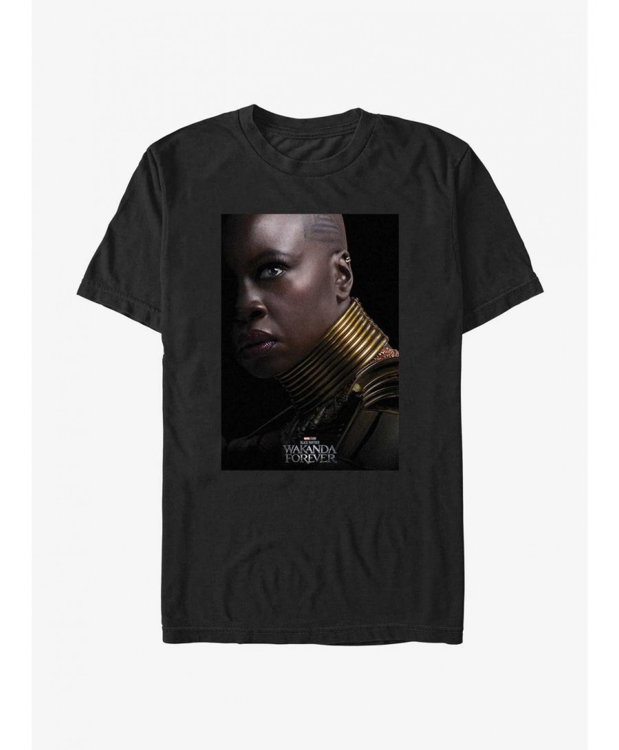Pre-sale Marvel Black Panther: Wakanda Forever Okoye Movie Poster T-Shirt $11.23 T-Shirts