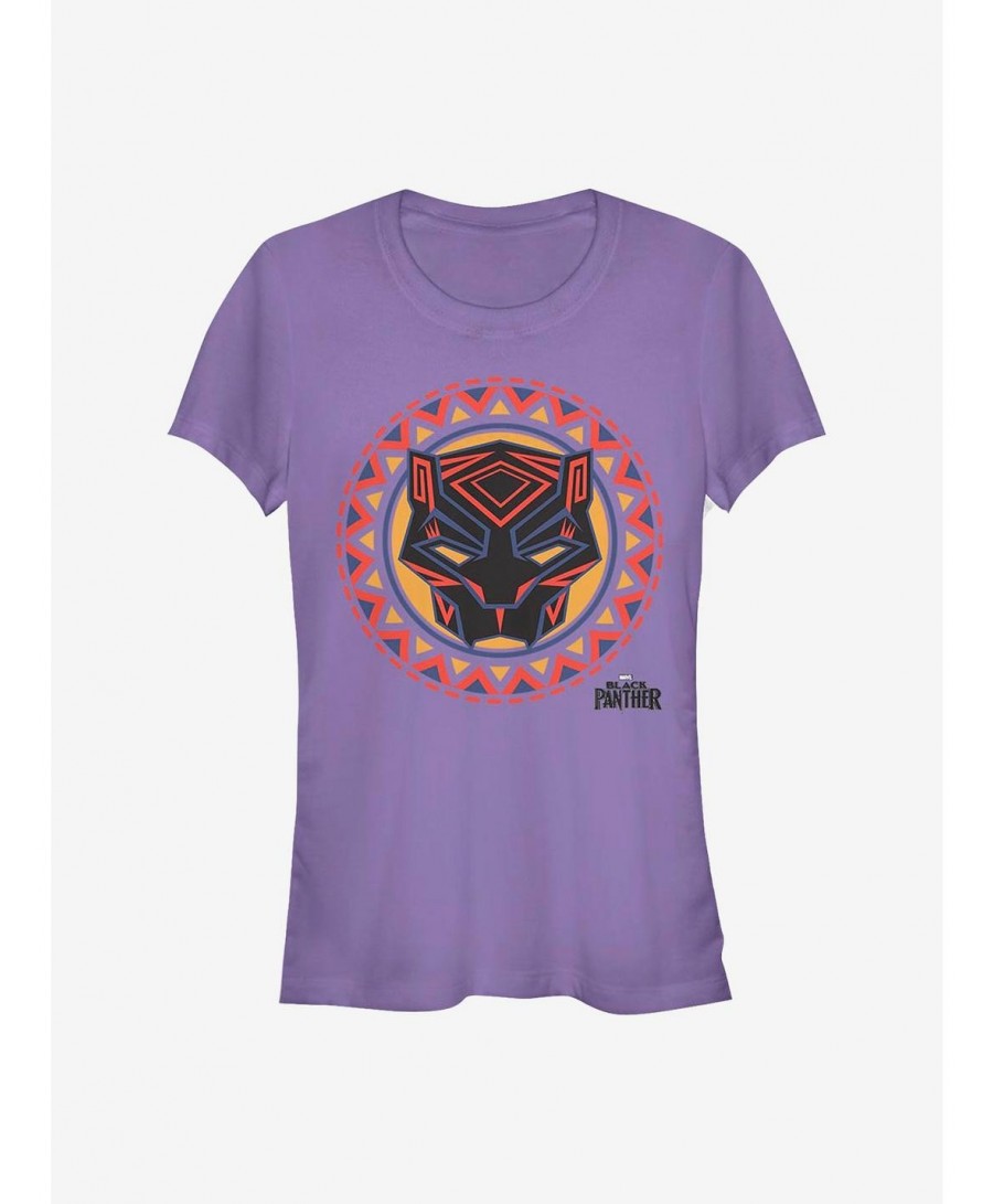 Hot Sale Marvel Black Panther Epic Logo Girls T-Shirt $11.45 T-Shirts