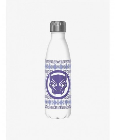 Pre-sale Discount Marvel Black Panther King T'Challa Emblem Water Bottle $9.96 Water Bottles