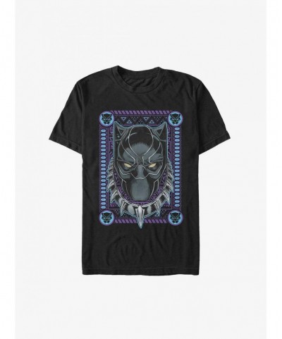 Limited-time Offer Marvel Black Panther Masked Panther Card T-Shirt $7.65 T-Shirts