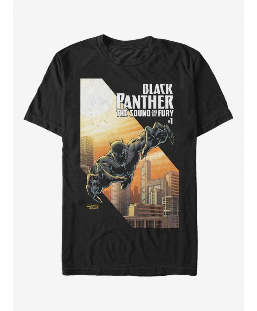 Sale Item Marvel Black Panther Fury T-Shirt $10.04 T-Shirts