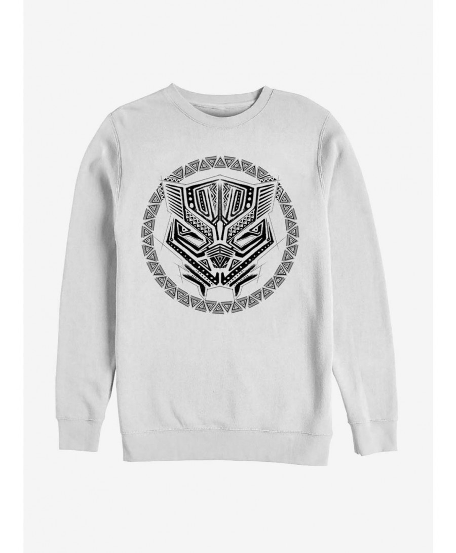 Unique Marvel Black Panther Panther Sketch Sweatshirt $11.44 Sweatshirts