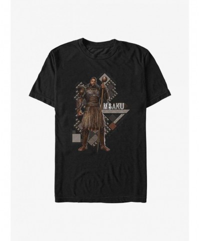 Flash Sale Marvel Black Panther: Wakanda Forever Mbaku Hero Shot T-Shirt $8.13 T-Shirts